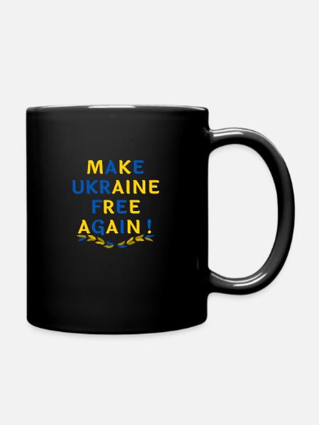 Ukraine - Full Colour Mug - black