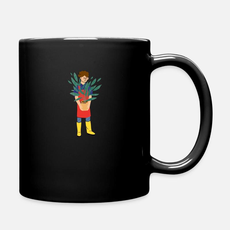 fall plants for u - Full Colour Mug - black