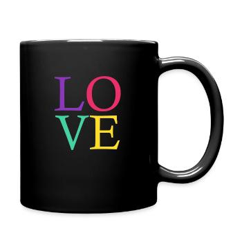 LOVE Colors 1 - Mug uni - noir - Droite