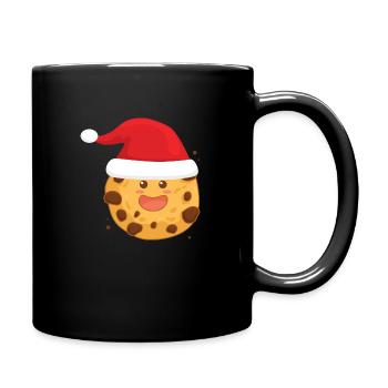 Christmas Chocolate Cookie Funny - Tasse einfarbig - Schwarz - Rechts