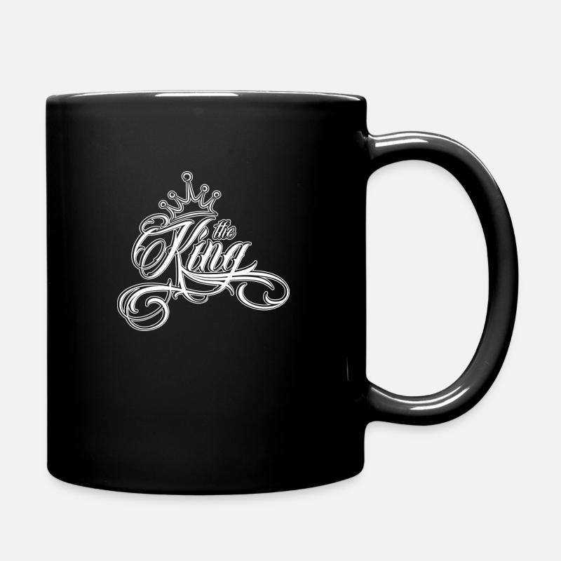 the king - Tasse einfarbig - Schwarz