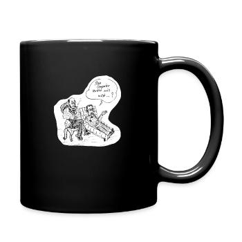 Therapeut Poster - Tasse einfarbig - Schwarz - Rechts