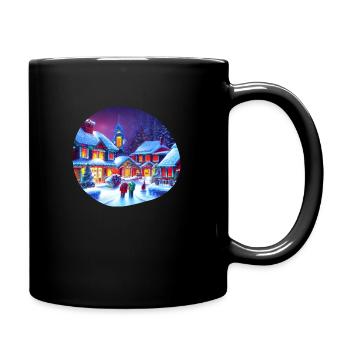 Christmas motif - Full Colour Mug - black - Right