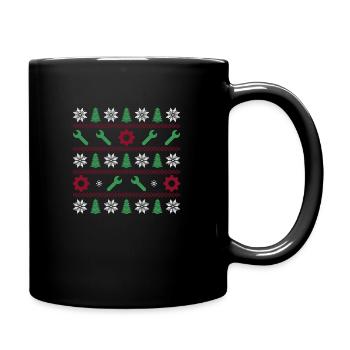 Tools Ugly Christmas - Full Colour Mug - black - Right
