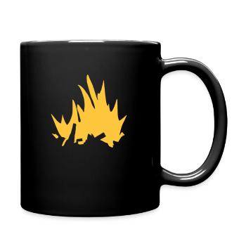 Campfire Camping Nature Forest Fire Vector 5 - Full Colour Mug - black - Right