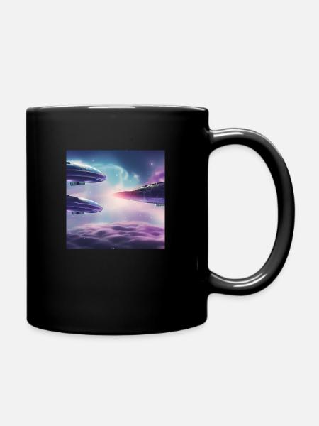 Ciel Futuriste - Mug uni - noir