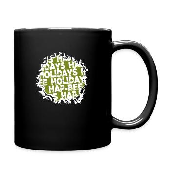geek drôle présent présent idée nature - Mug uni - noir - Droite