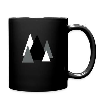 Forêt de Noël - Mug uni - noir - Droite