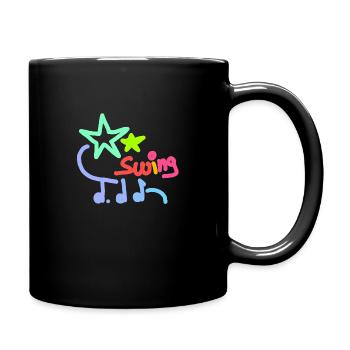 Swing ♩♩♪ - Tasse einfarbig - Schwarz - Rechts