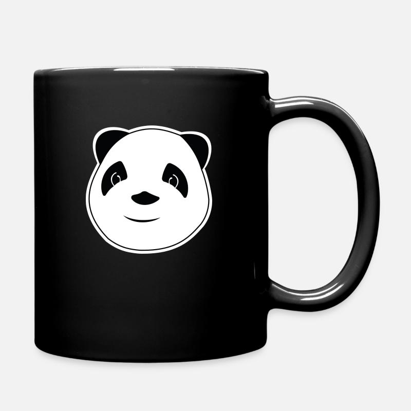 Bommel the Panda Bear - Full Colour Mug - black