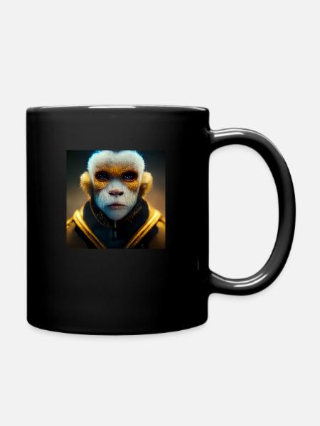 monkey king - Full Colour Mug - black