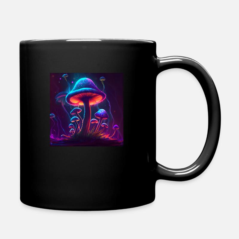 Pilz4 - Tasse einfarbig - Schwarz