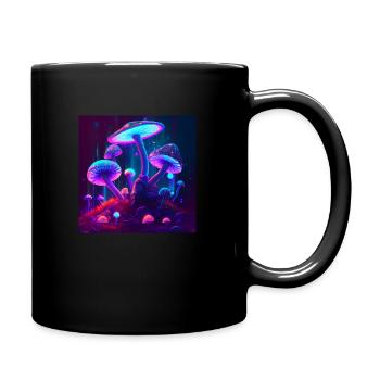 Pilz2 - Tasse einfarbig - Schwarz - Rechts
