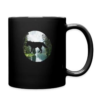 Sea Water Beach - Full Colour Mug - black - Right