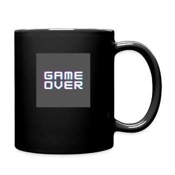 Game Over - Tasse einfarbig - Schwarz - Rechts