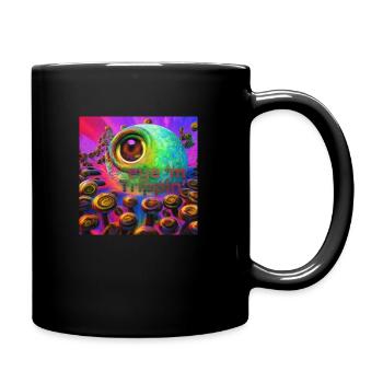 Auge M Trippin •04 - Tasse einfarbig - Schwarz - Rechts