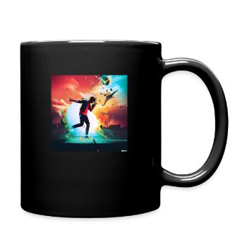 Ma vie aventureuse - Mug uni - noir - Droite