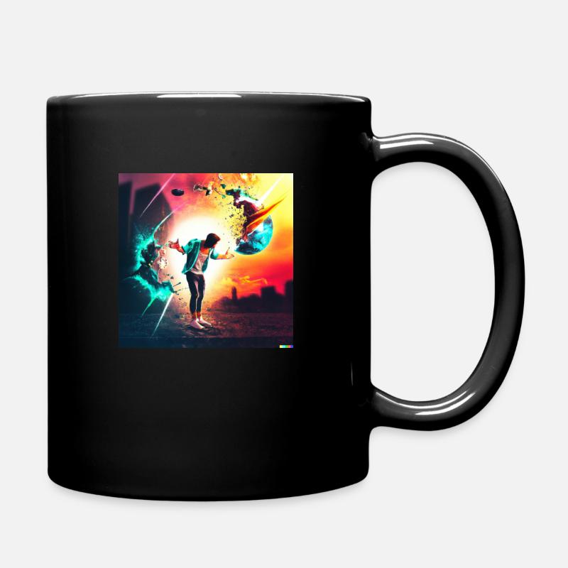Crazy Eights - Tasse einfarbig - Schwarz