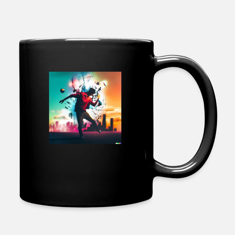 Crazy Eights - Tasse einfarbig - Schwarz