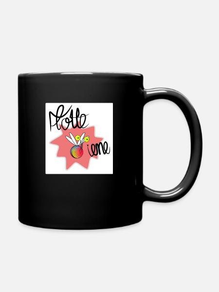 Flottebiene - Tasse einfarbig - Schwarz