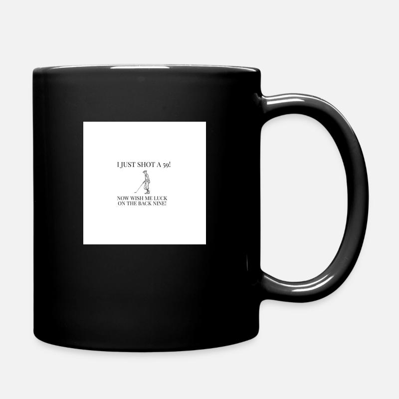Golfeur - Mug uni - noir