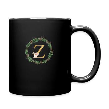 Monogramme Z personnalisable - Mug uni - noir - Droite