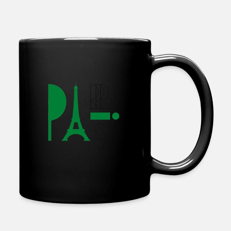 T-shirt Paris - Mug uni - noir