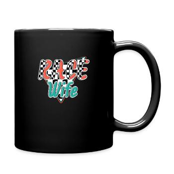 Race Wife - Full Colour Mug - black - Right