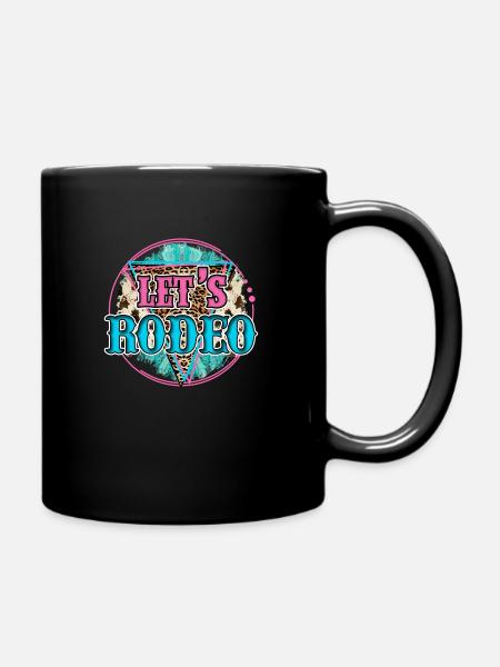 Laisse Rodéo - Mug uni - noir