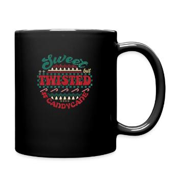 Sweet but twisted - Full Colour Mug - black - Right