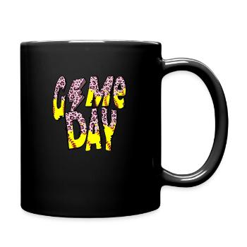Game Day Softball - Full Colour Mug - black - Right
