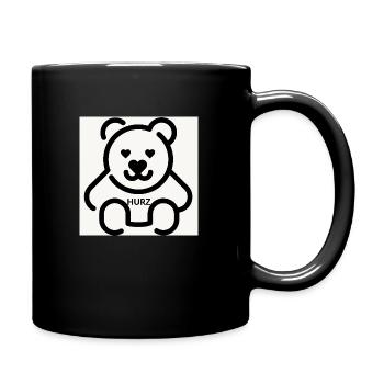 Hurzibär LSNLBW - Tasse einfarbig - Schwarz - Rechts