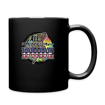 all american dude - Full Colour Mug - black - Right