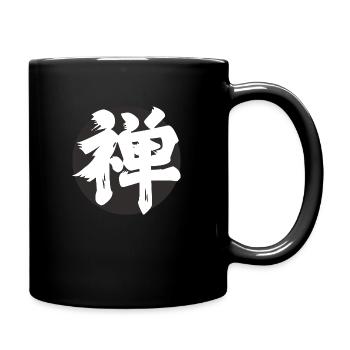 Zen Kanji Black Smoky - Full Colour Mug - black - Right