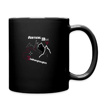 Vertical IDiot Level 2 Black Edition - Tasse einfarbig - Schwarz - Rechts