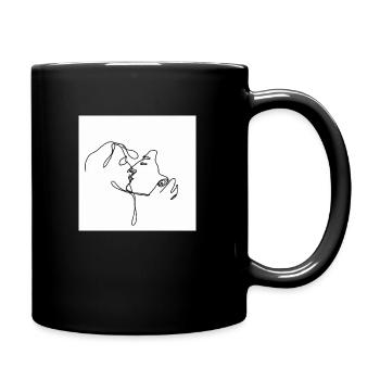 Kissing Connect - Full Colour Mug - black - Right