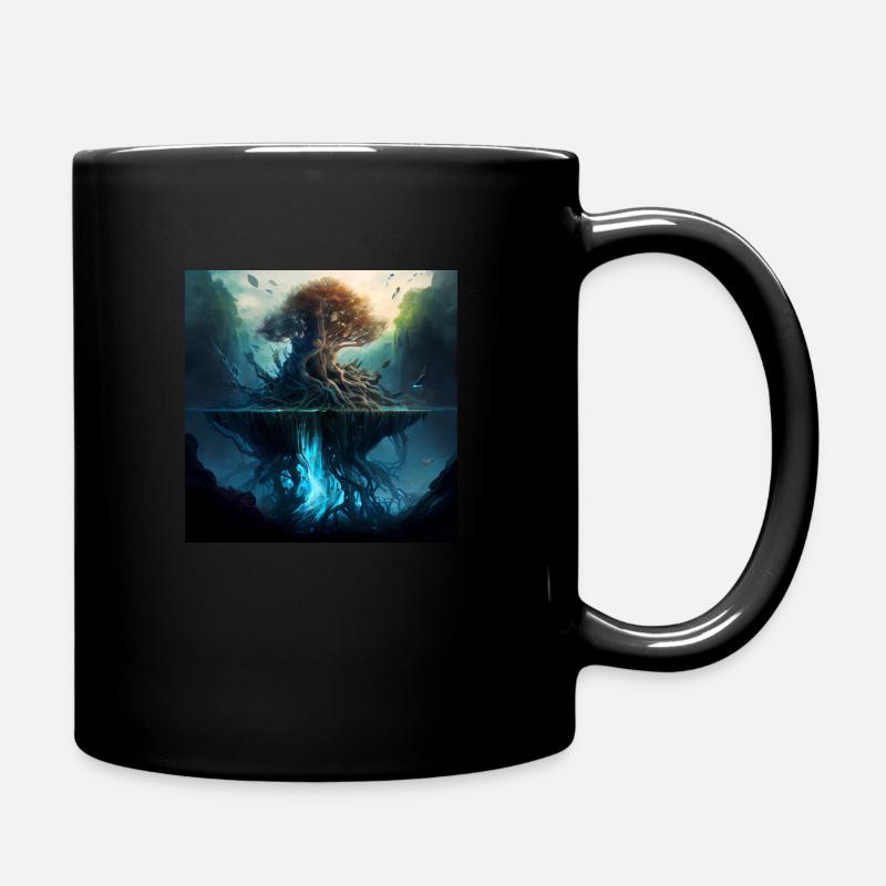 Racines mystiques du Pays de Lémurie - Mug uni - noir