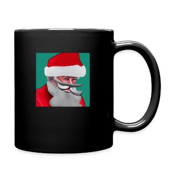 Père Noël - Mug uni - noir - Droite