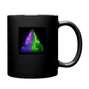 Triangle of asian neon signs city lights at night - Tasse einfarbig - Schwarz - Rechts