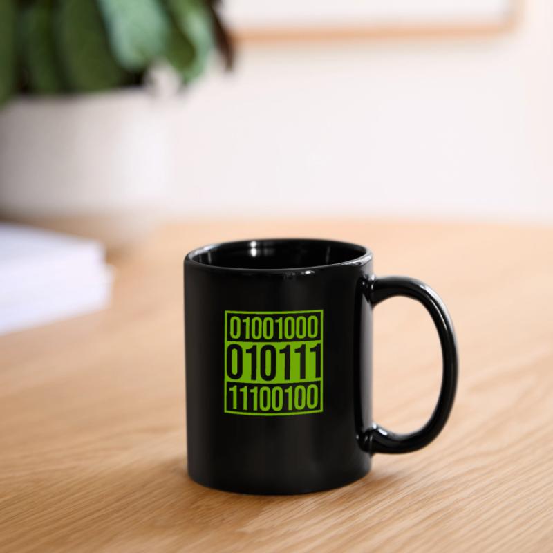Langage de programme de code binaire Mug uni