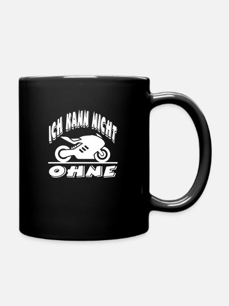 Motorrad - Tasse einfarbig - Schwarz
