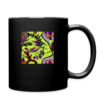 Plantes et animaux - Mug uni - noir - Droite
