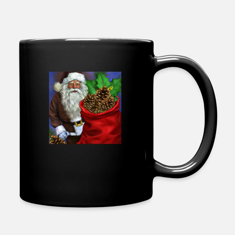 Santa Claus - Full Colour Mug - black