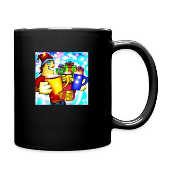 Coffee Santa Claus - Full Colour Mug - black - Right