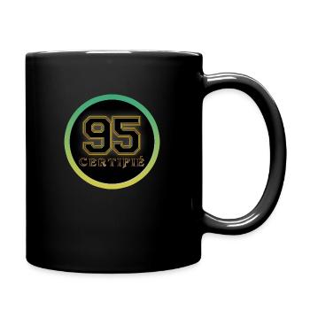 95 Certifié Logo original - Mug uni - noir - Droite