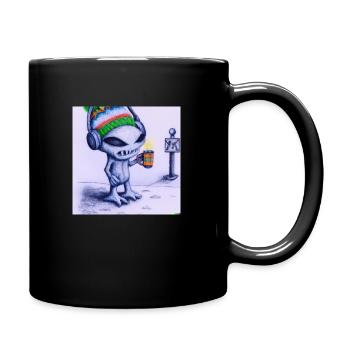 Coupe d’Alien - Mug uni - noir - Droite