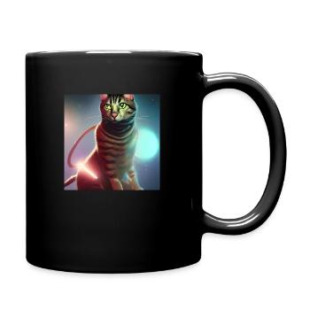 The Universe Cat - Full Colour Mug - black - Right