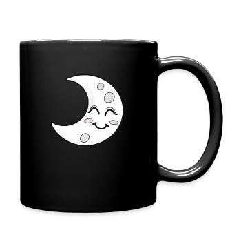 Moon Sleep Smile Happy Gift Idea - Mug uni - noir - Droite