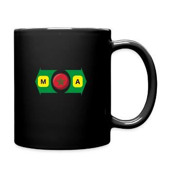 T-shirt maroc, football - Mug uni - noir - Droite