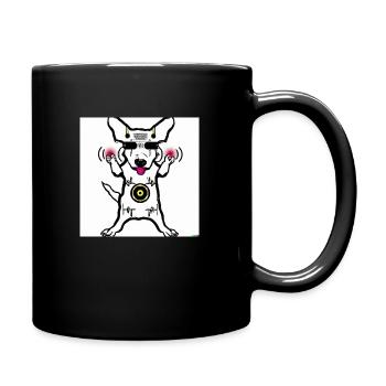Doge 4 - Tasse einfarbig - Schwarz - Rechts